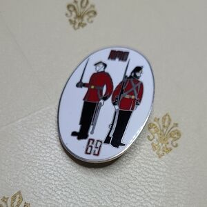 Vintage 1969 RMC Royal British College Enamel Brooch